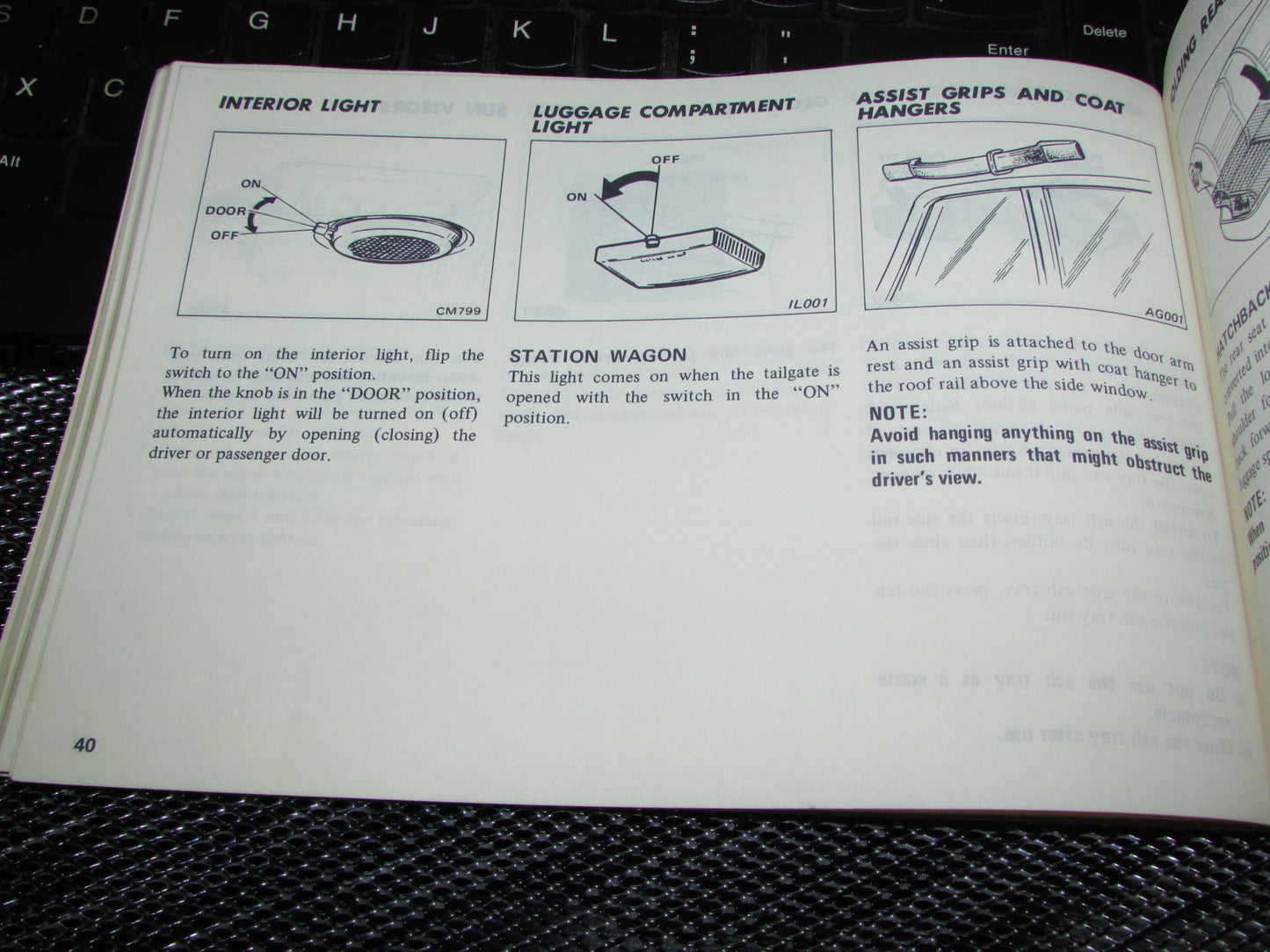 Datsun 510 (1978) Owners Manual