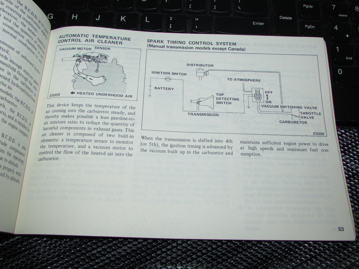 Datsun 510 (1978) Owners Manual