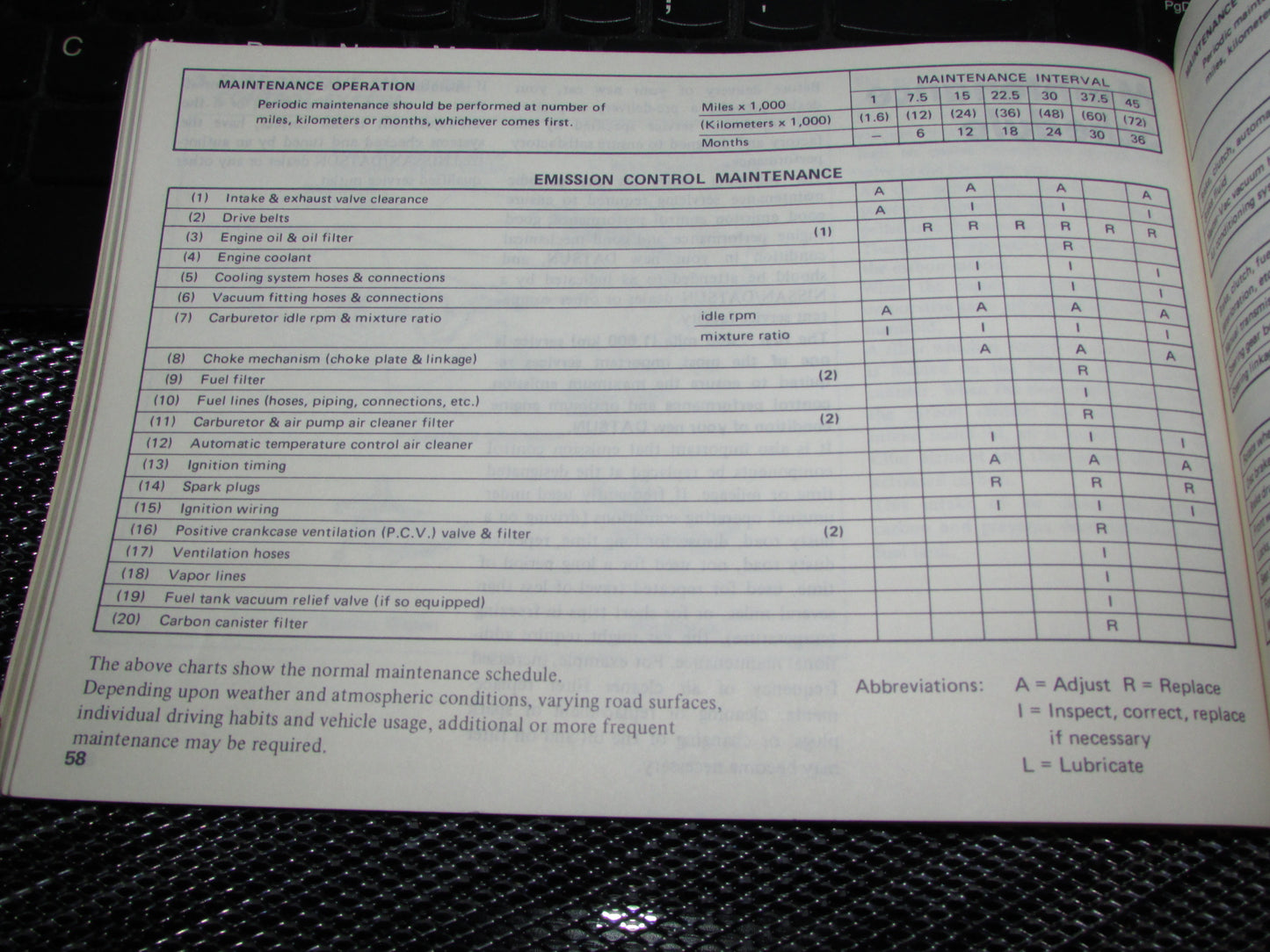 Datsun 510 (1978) Owners Manual