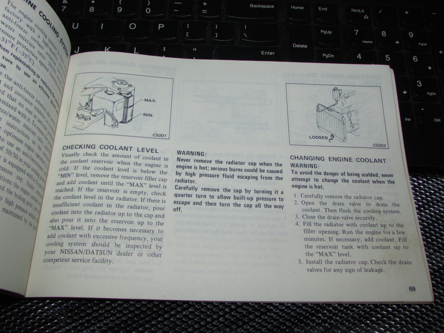 Datsun 510 (1978) Owners Manual