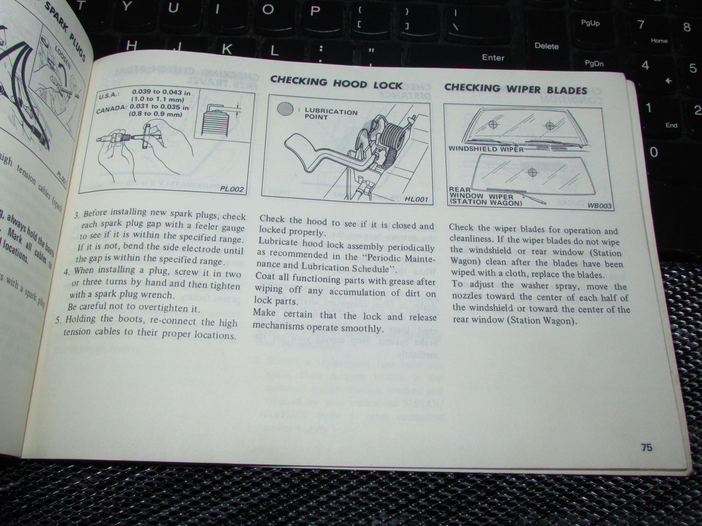 Datsun 510 (1978) Owners Manual