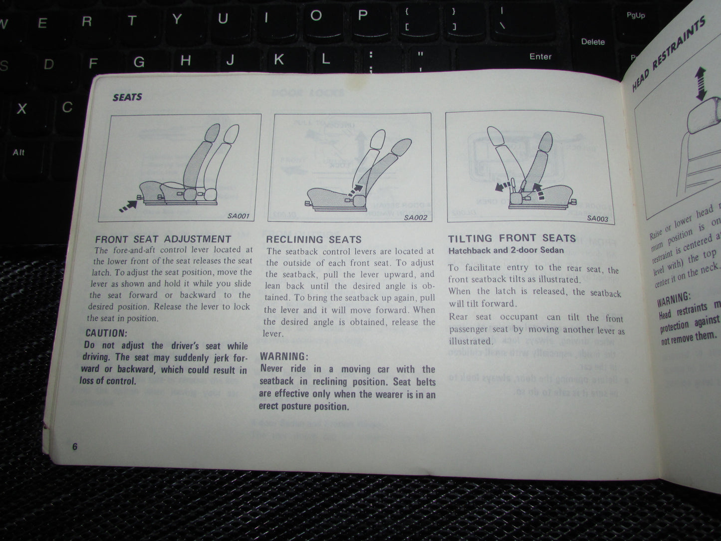 Datsun 510 (1978) Owners Manual