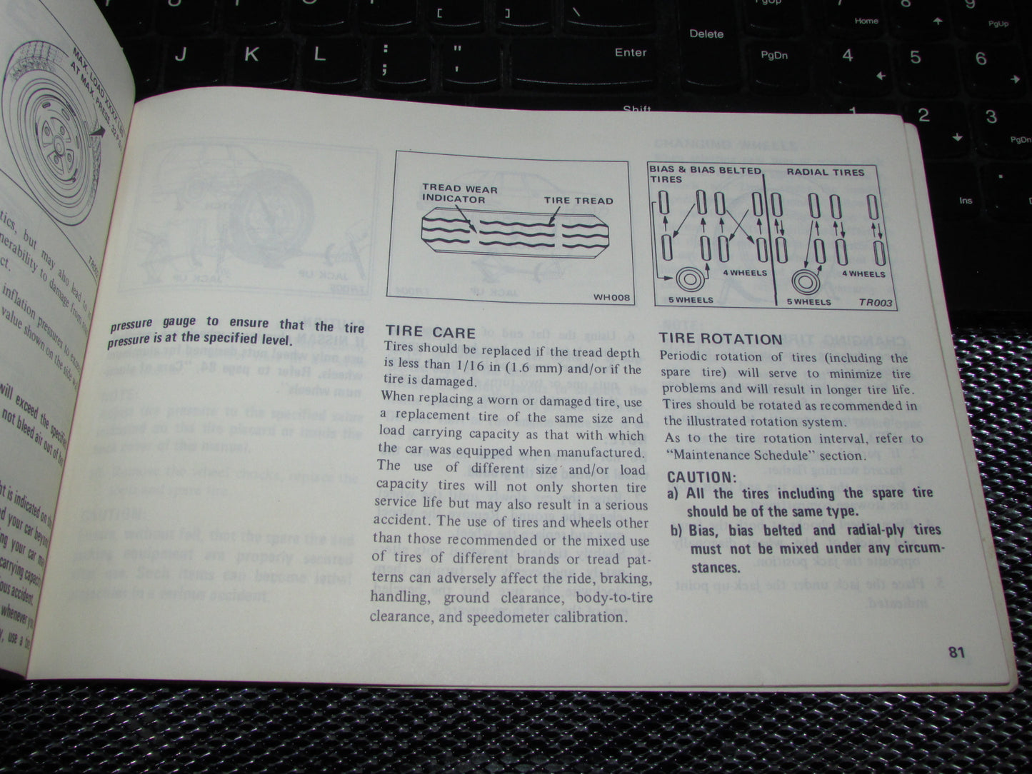 Datsun 510 (1978) Owners Manual