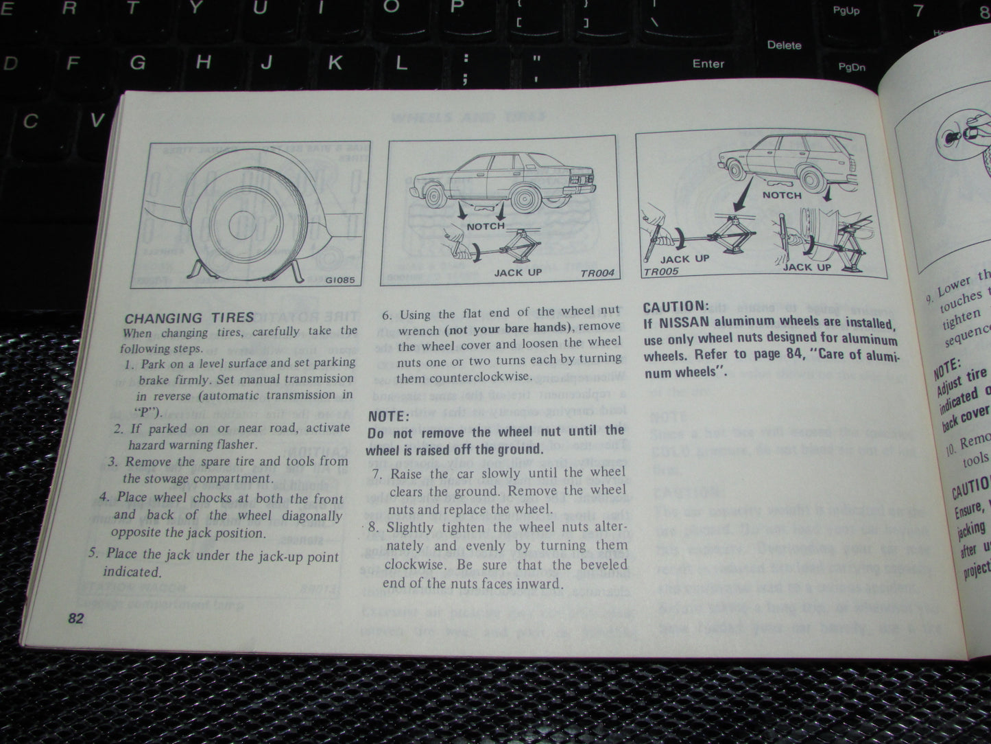 Datsun 510 (1978) Owners Manual