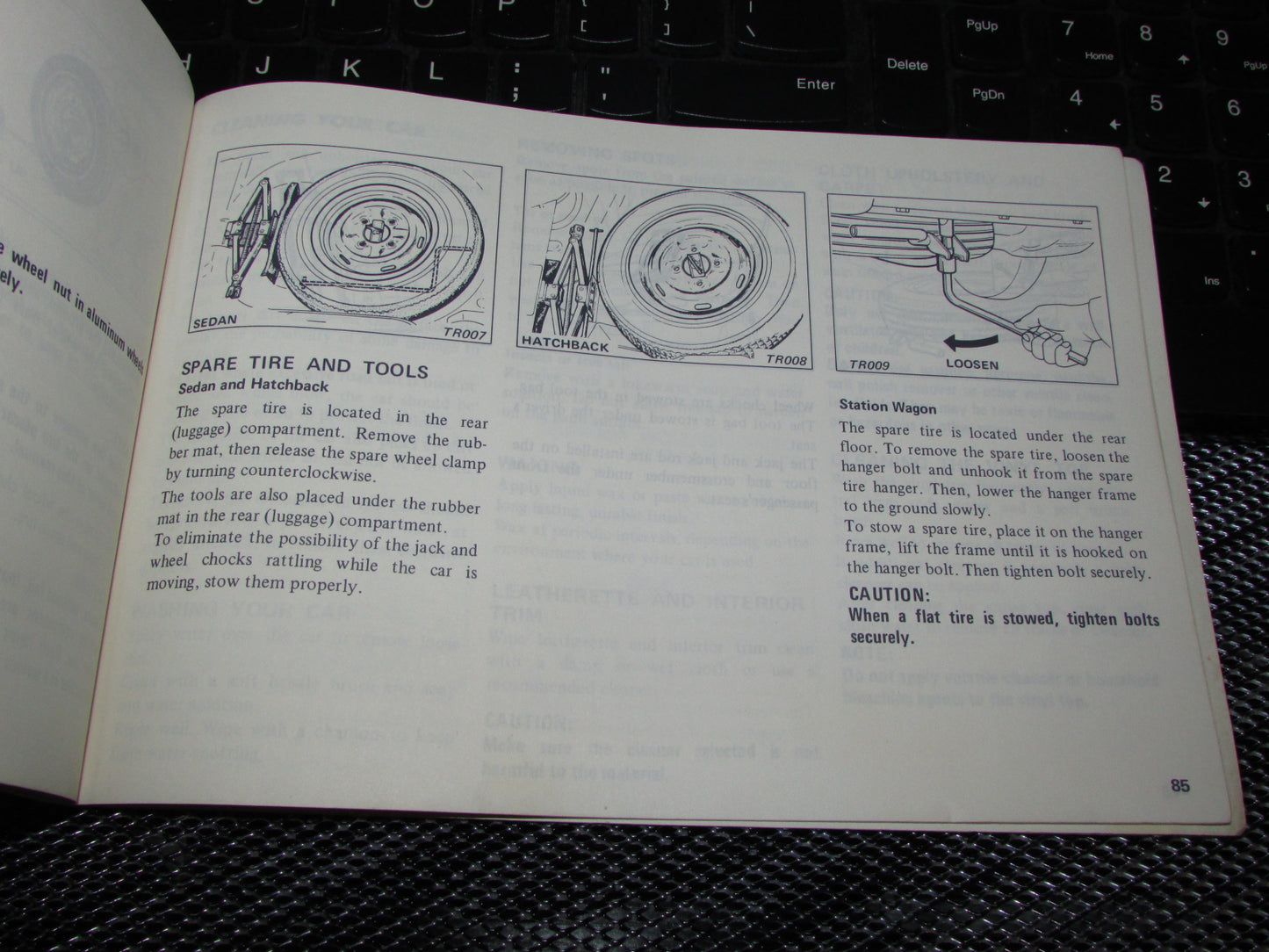 Datsun 510 (1978) Owners Manual