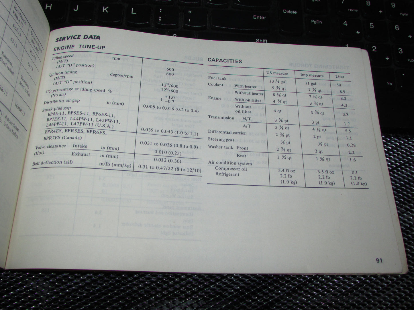 Datsun 510 (1978) Owners Manual