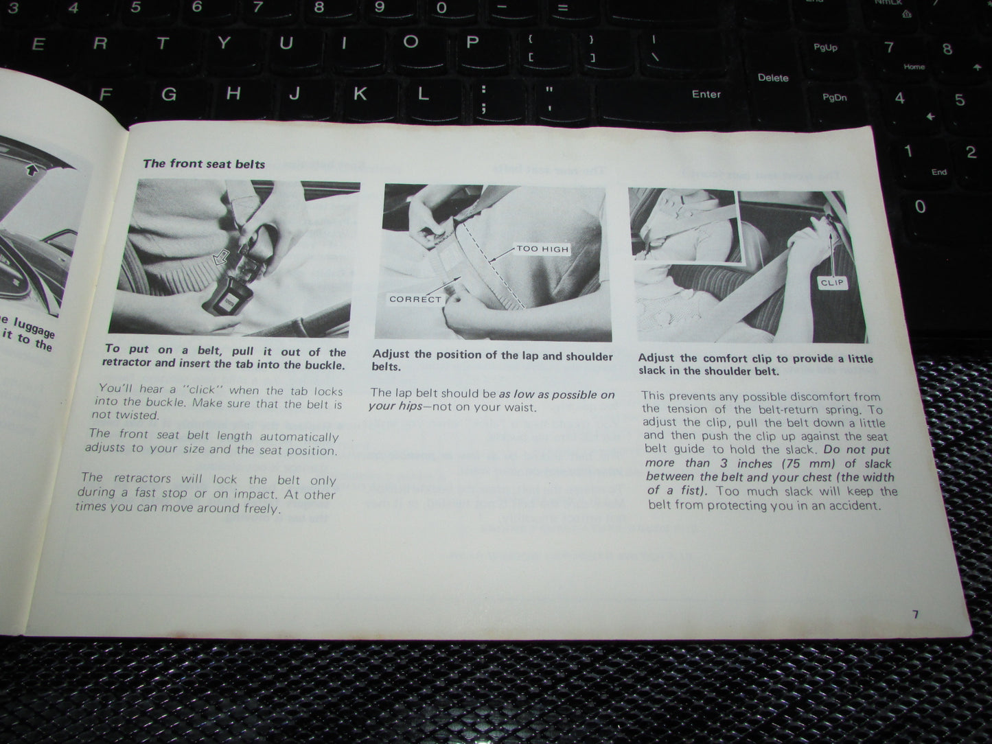 Toyota Celica (1978) Owners Manual