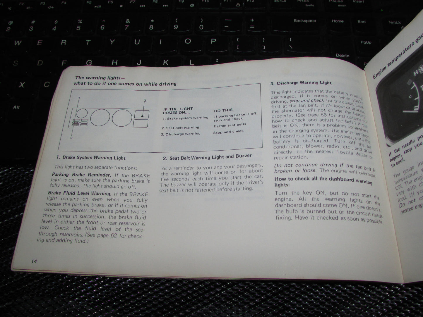 Toyota Celica (1978) Owners Manual