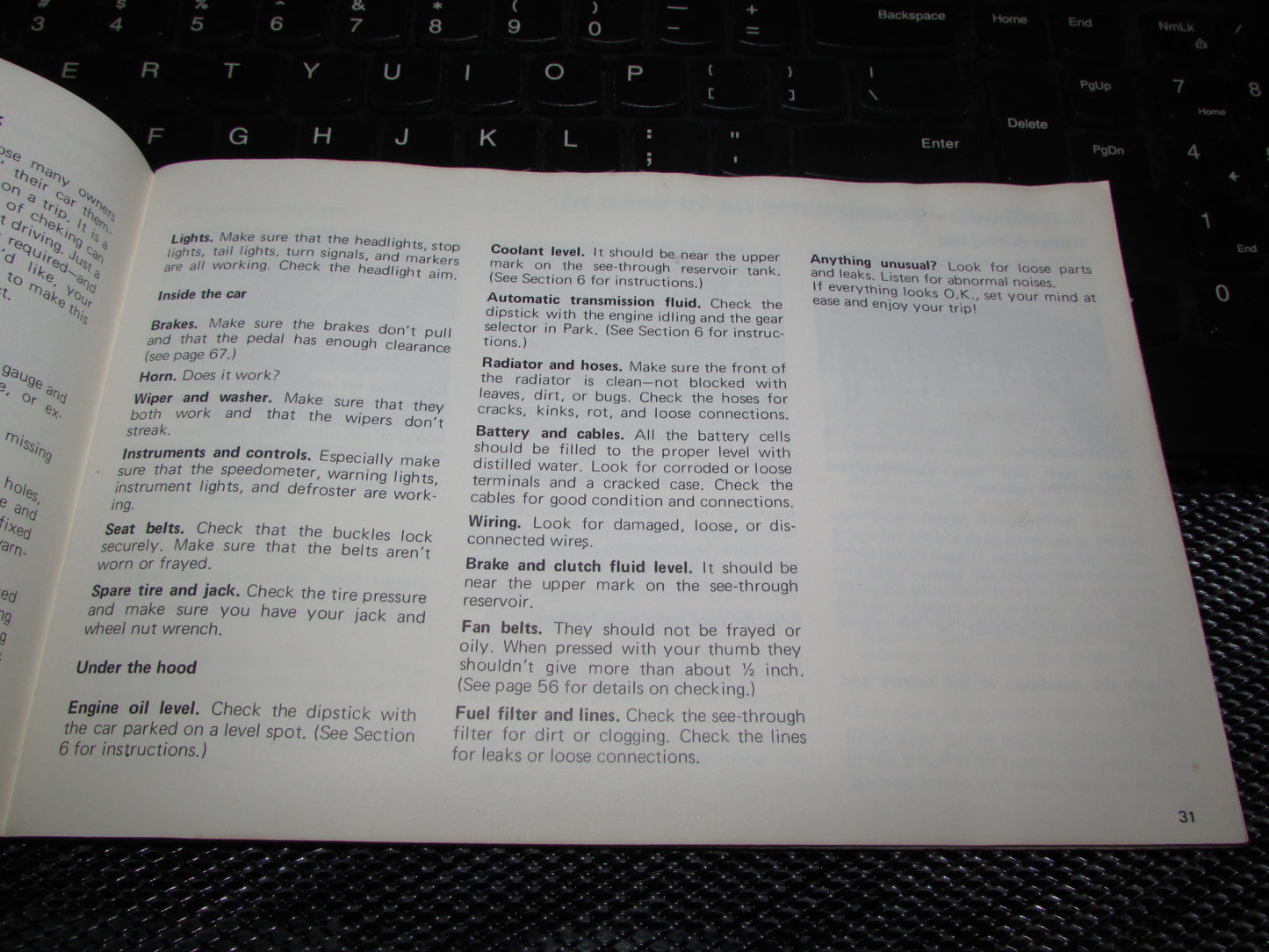 Toyota Celica (1978) Owners Manual
