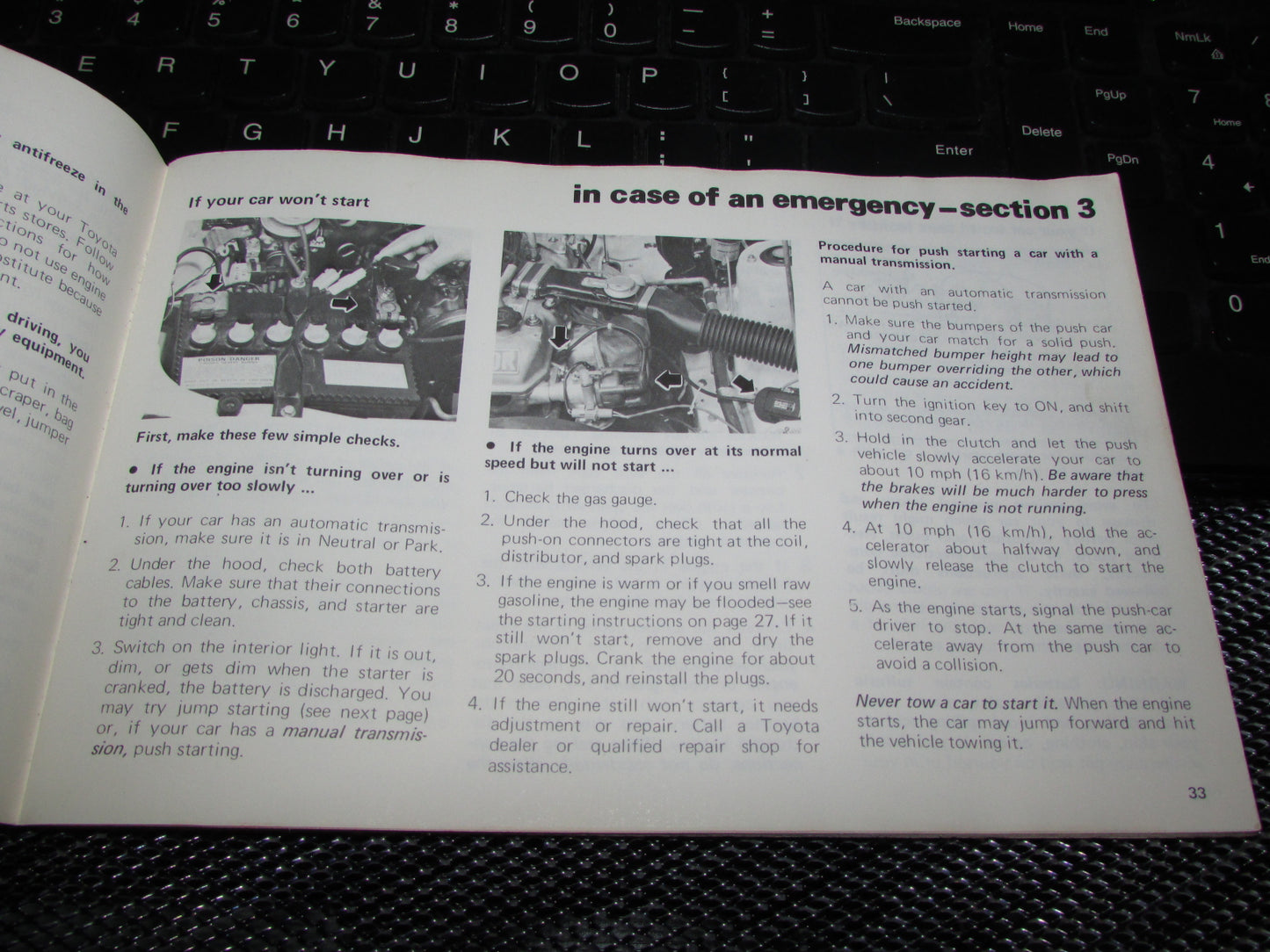 Toyota Celica (1978) Owners Manual