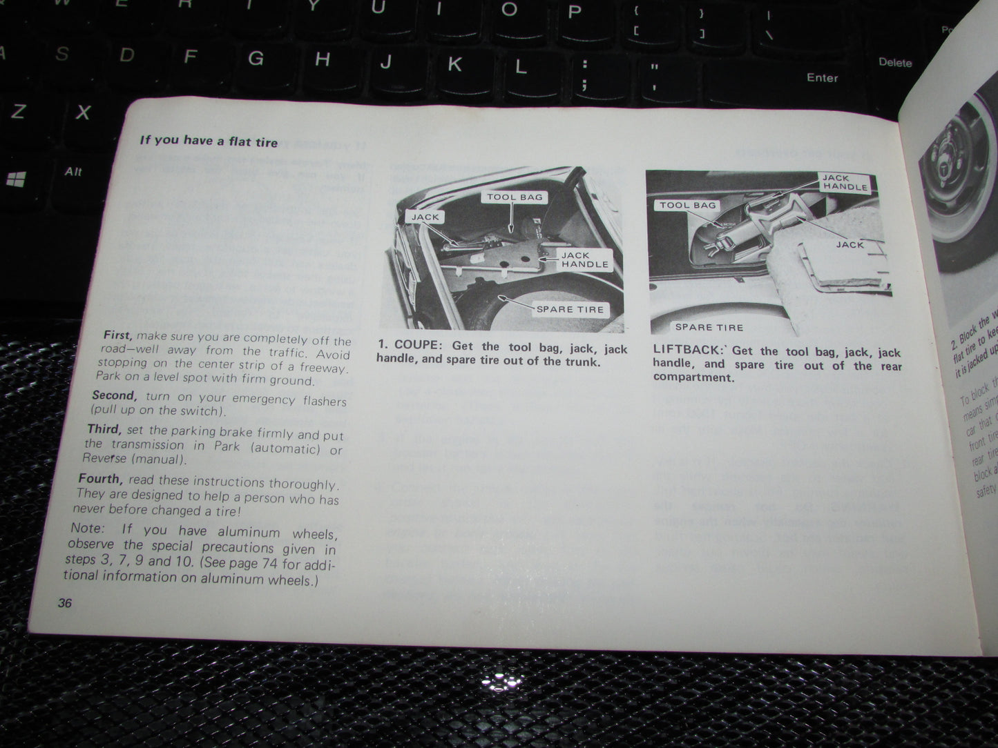 Toyota Celica (1978) Owners Manual
