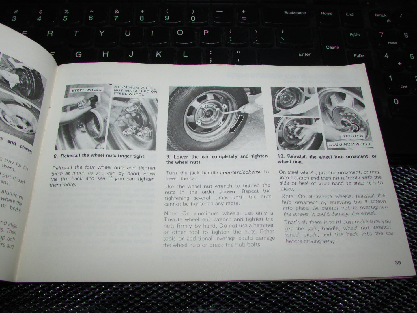 Toyota Celica (1978) Owners Manual