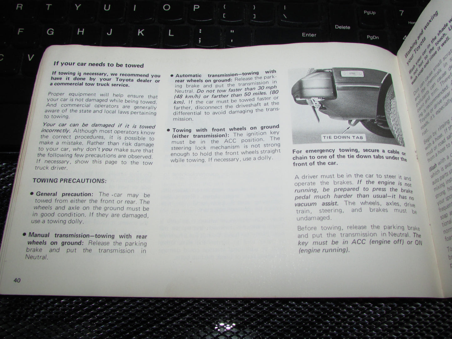 Toyota Celica (1978) Owners Manual