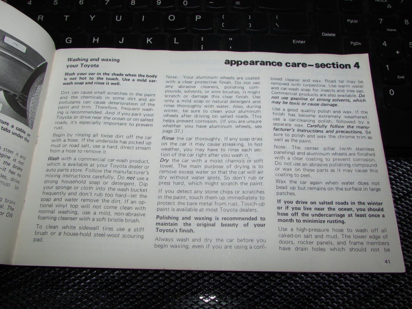 Toyota Celica (1978) Owners Manual