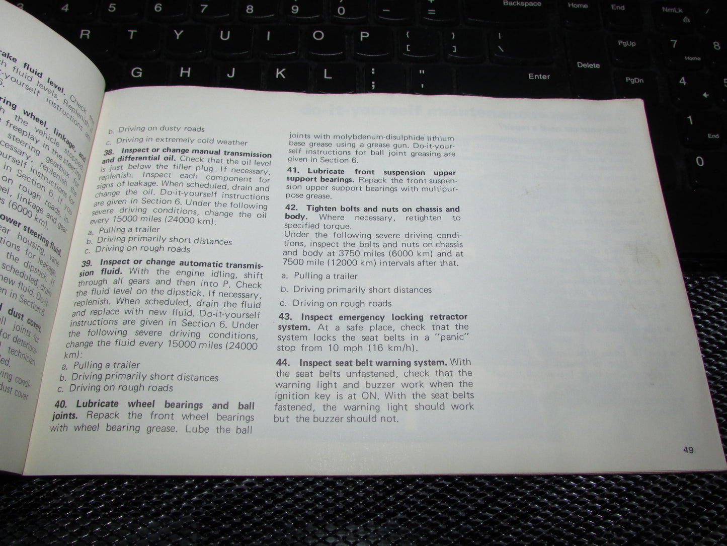 Toyota Celica (1978) Owners Manual