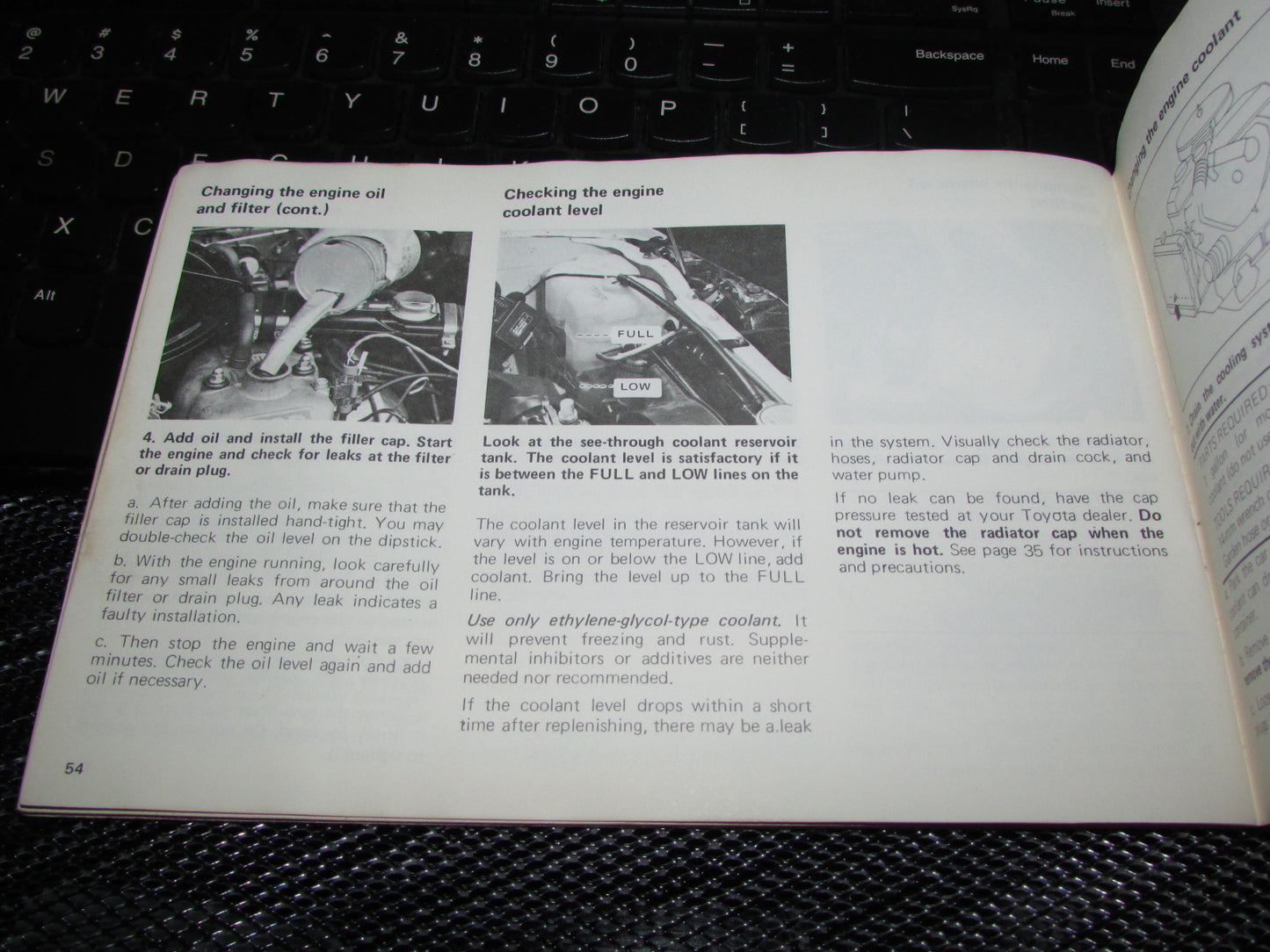 Toyota Celica (1978) Owners Manual