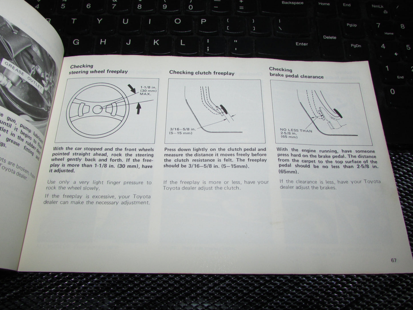 Toyota Celica (1978) Owners Manual