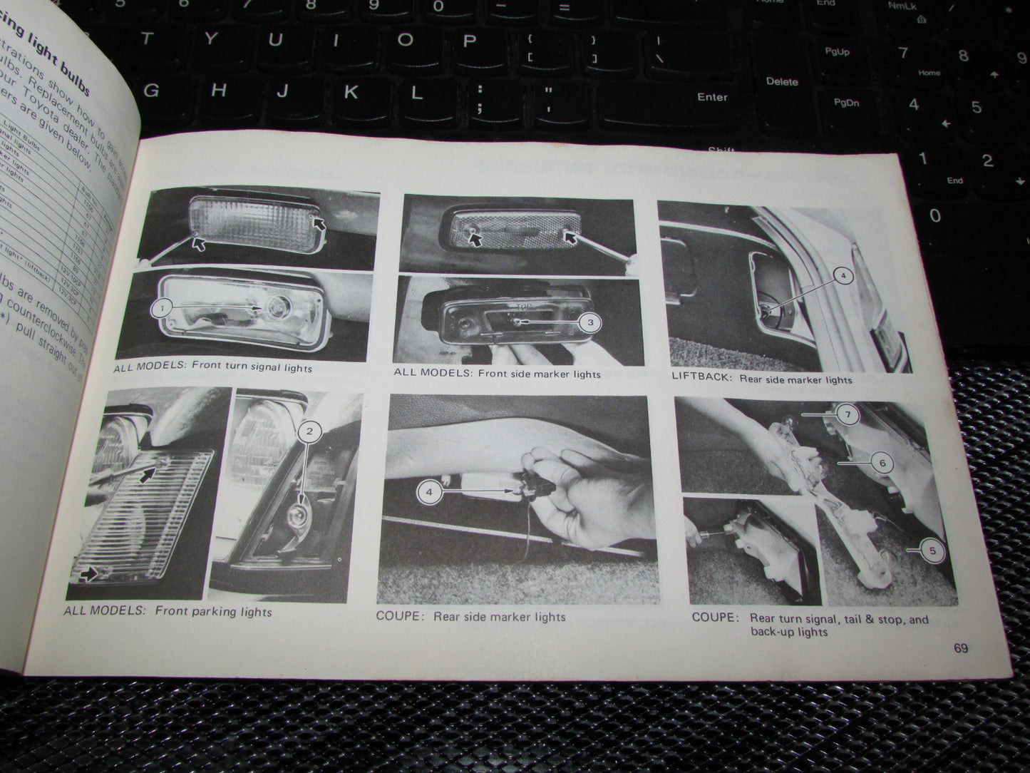 Toyota Celica (1978) Owners Manual