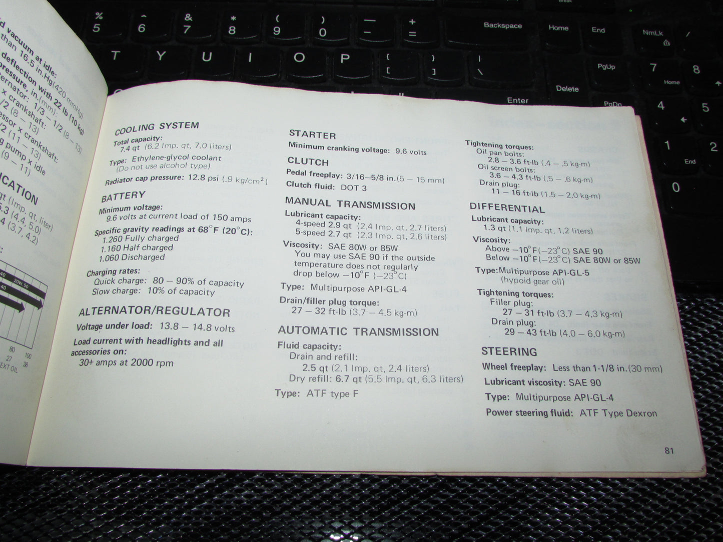 Toyota Celica (1978) Owners Manual