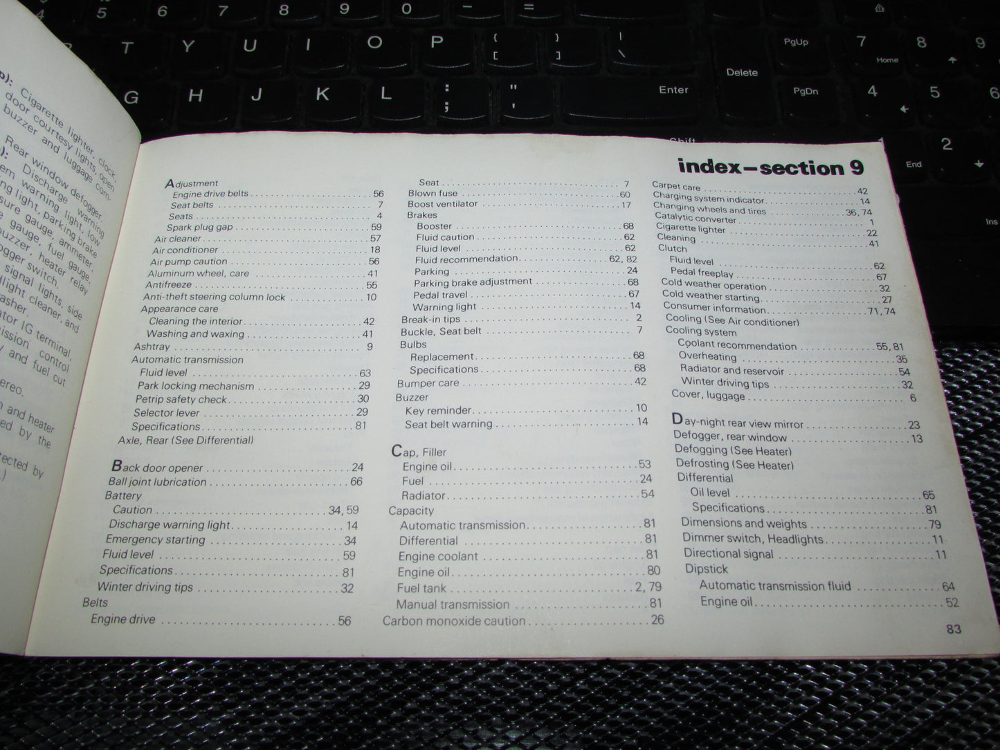 Toyota Celica (1978) Owners Manual