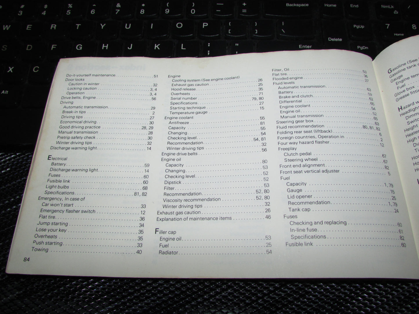Toyota Celica (1978) Owners Manual