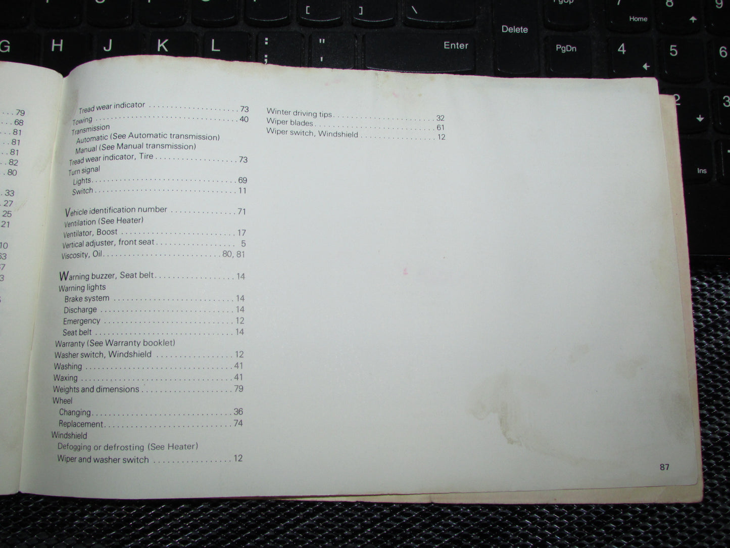 Toyota Celica (1978) Owners Manual