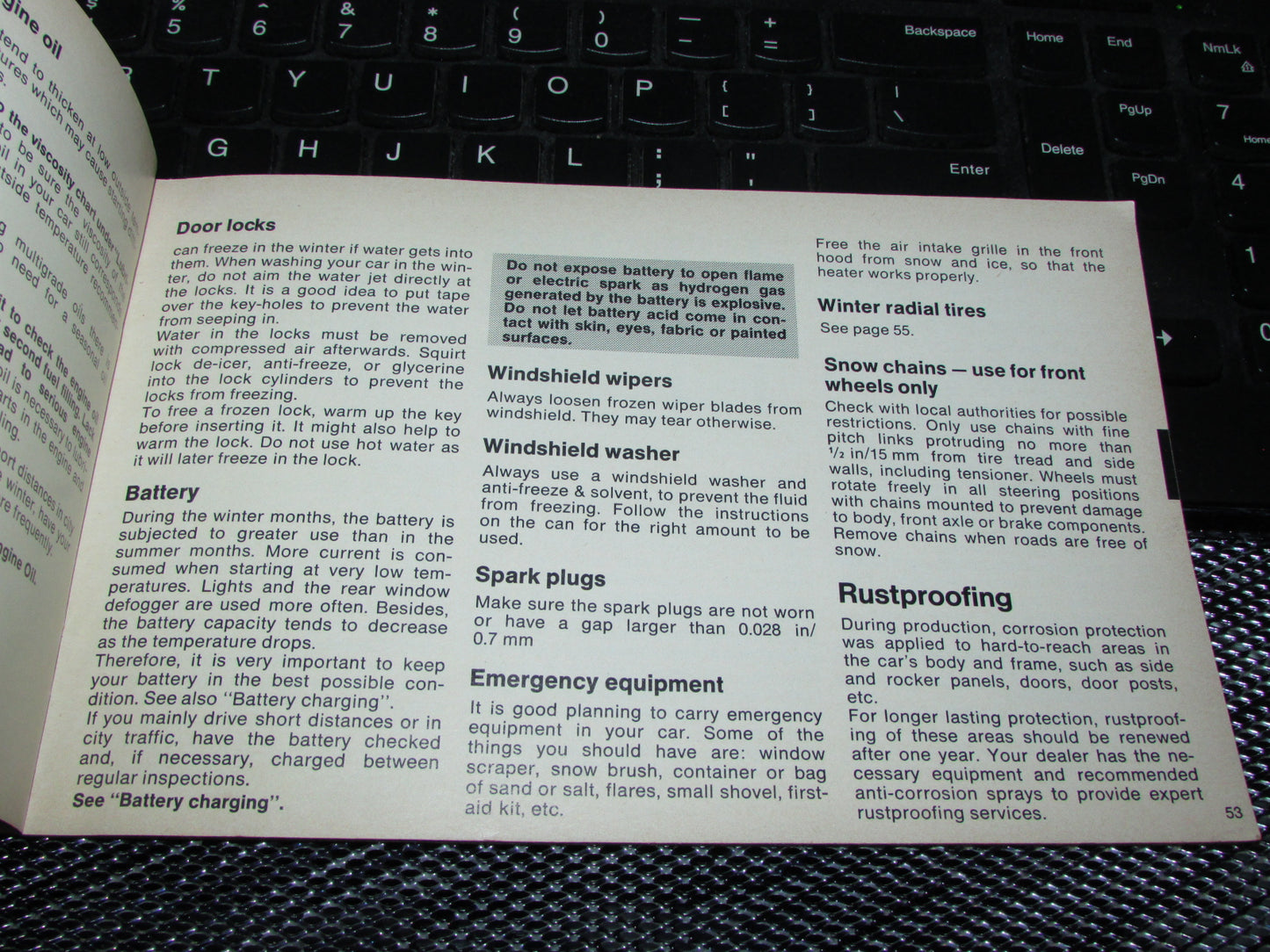 Volkswagen Rabbit (1978) Owners Manual