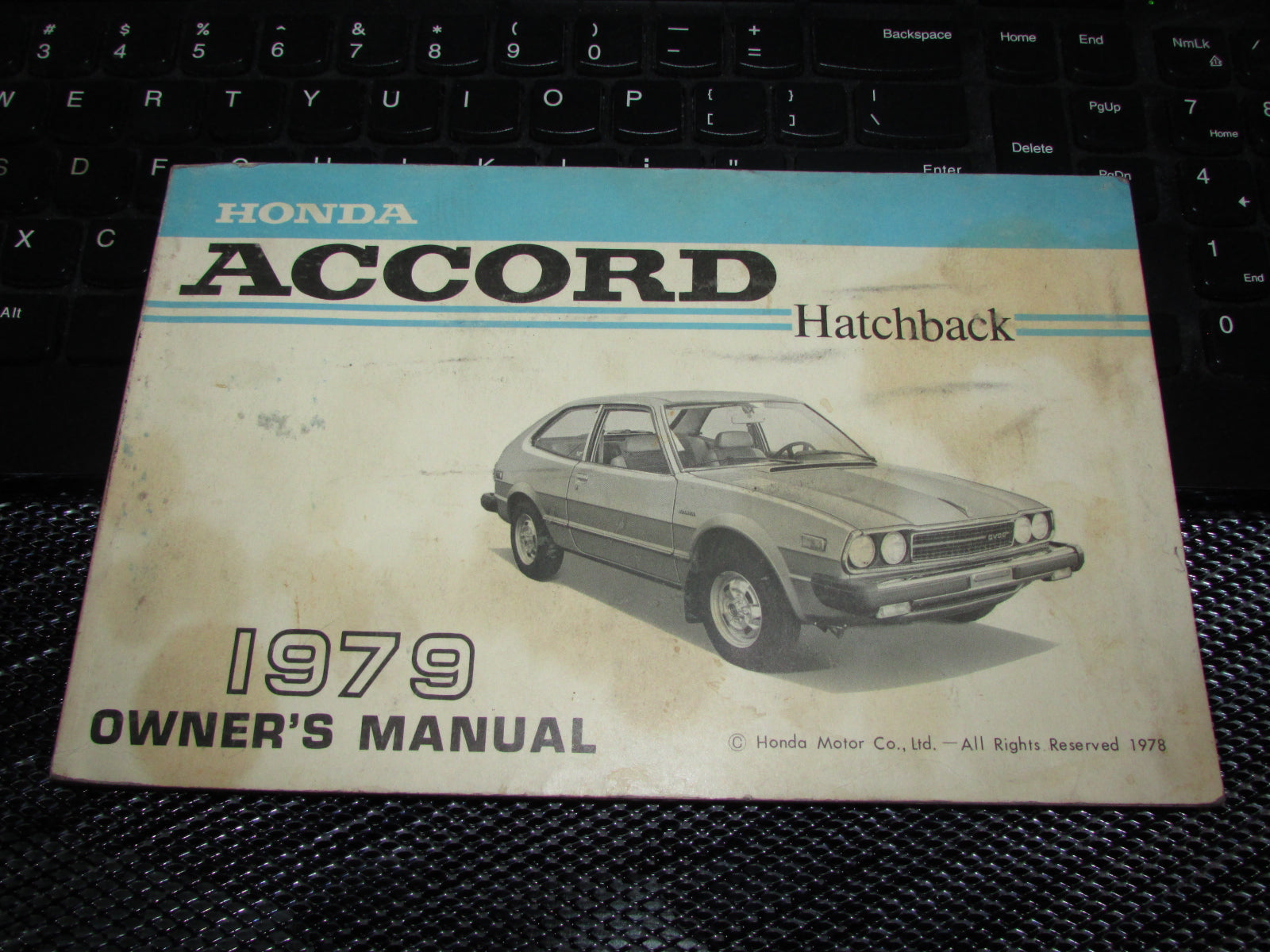 Honda Accord Hatchback (1979) Owners Manual