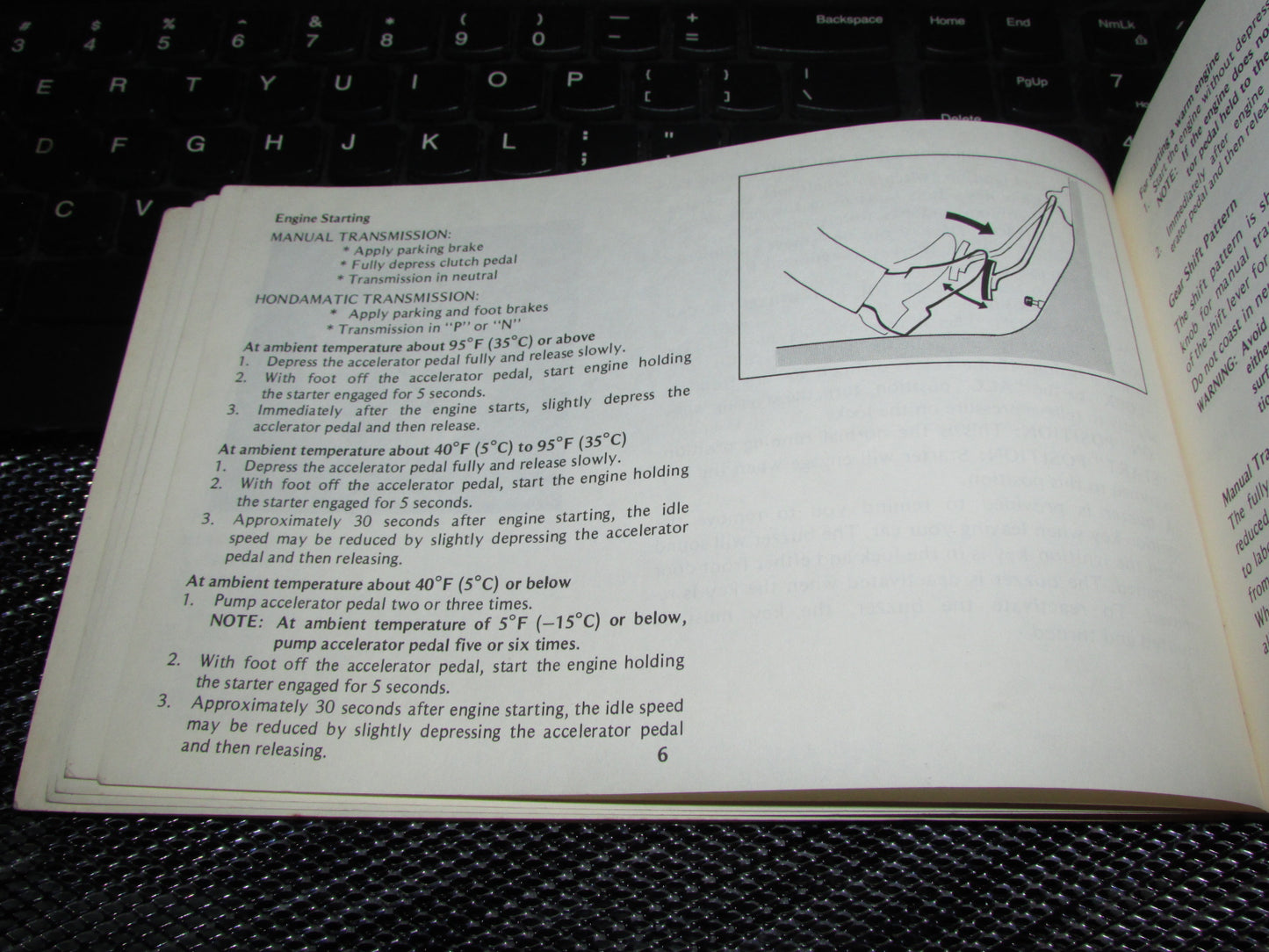 Honda Accord Hatchback (1979) Owners Manual