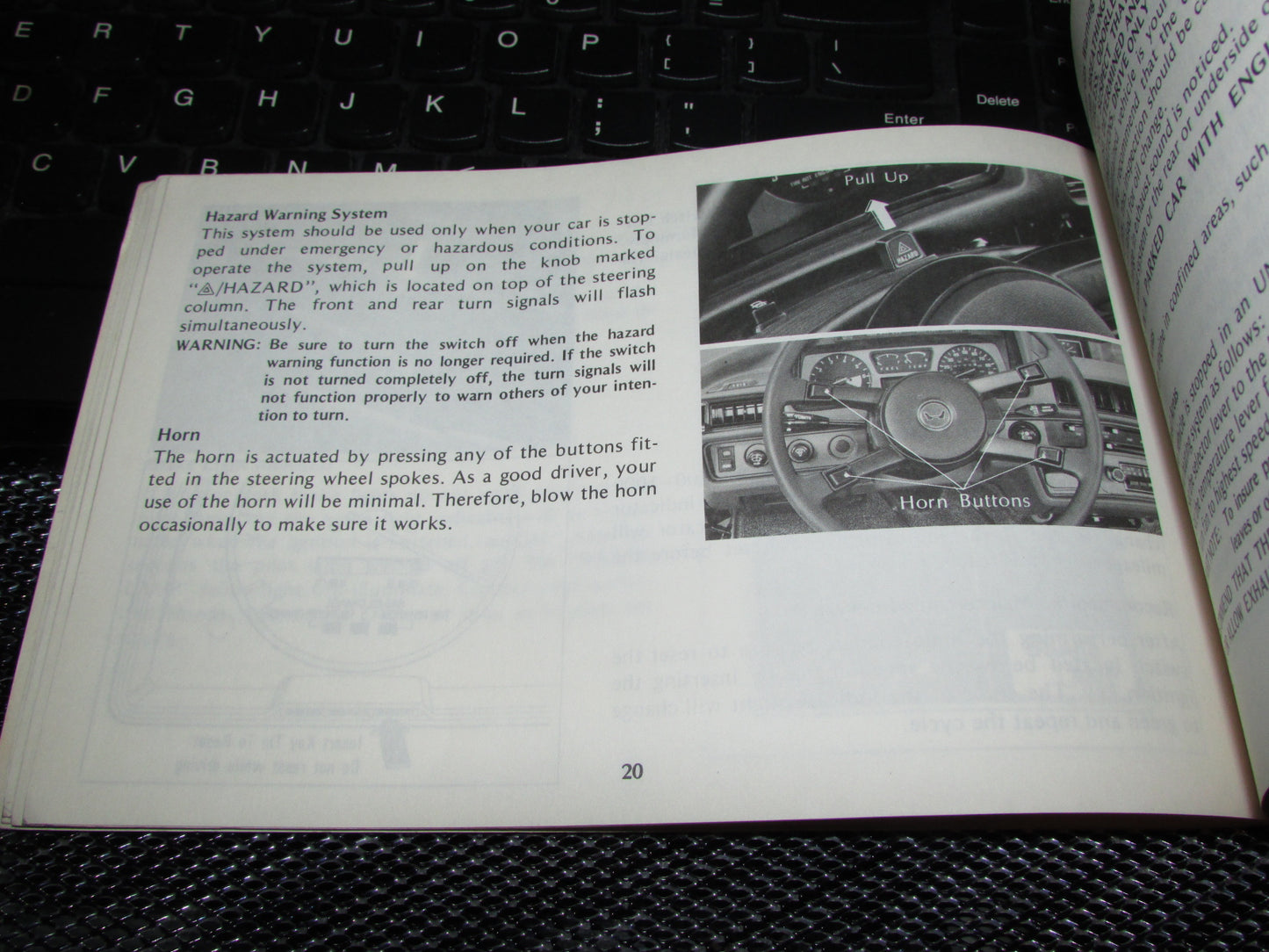 Honda Accord Hatchback (1979) Owners Manual