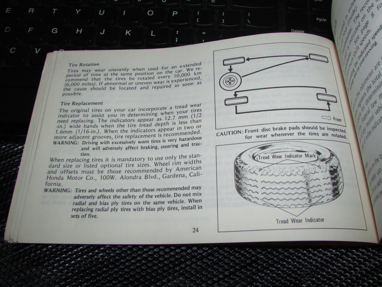 Honda Accord Hatchback (1979) Owners Manual