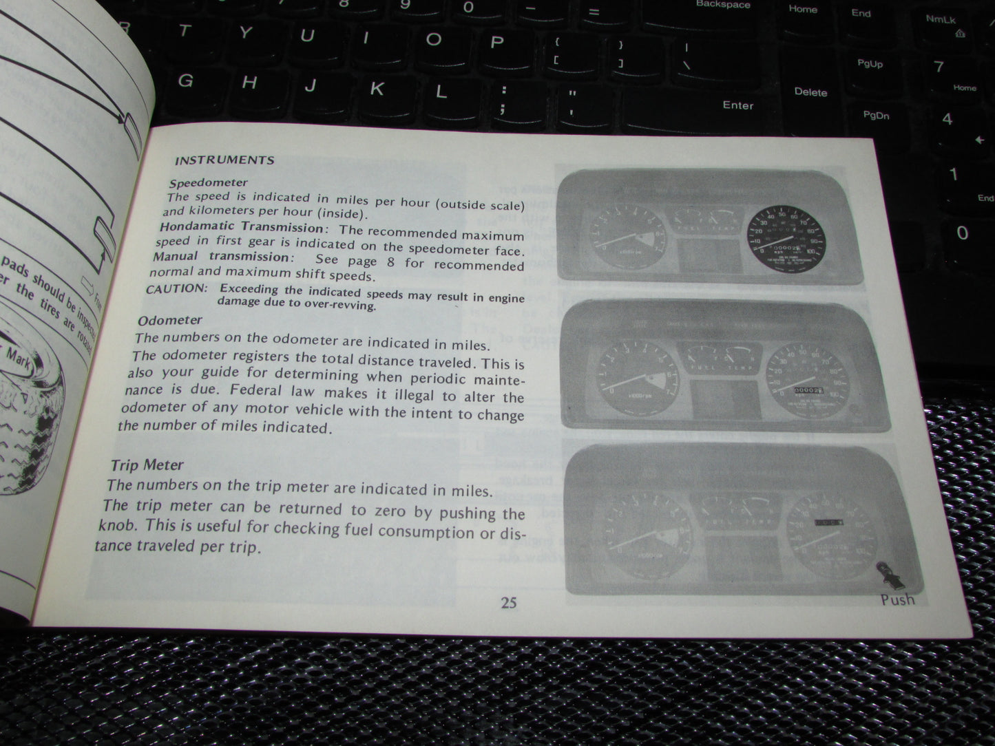 Honda Accord Hatchback (1979) Owners Manual