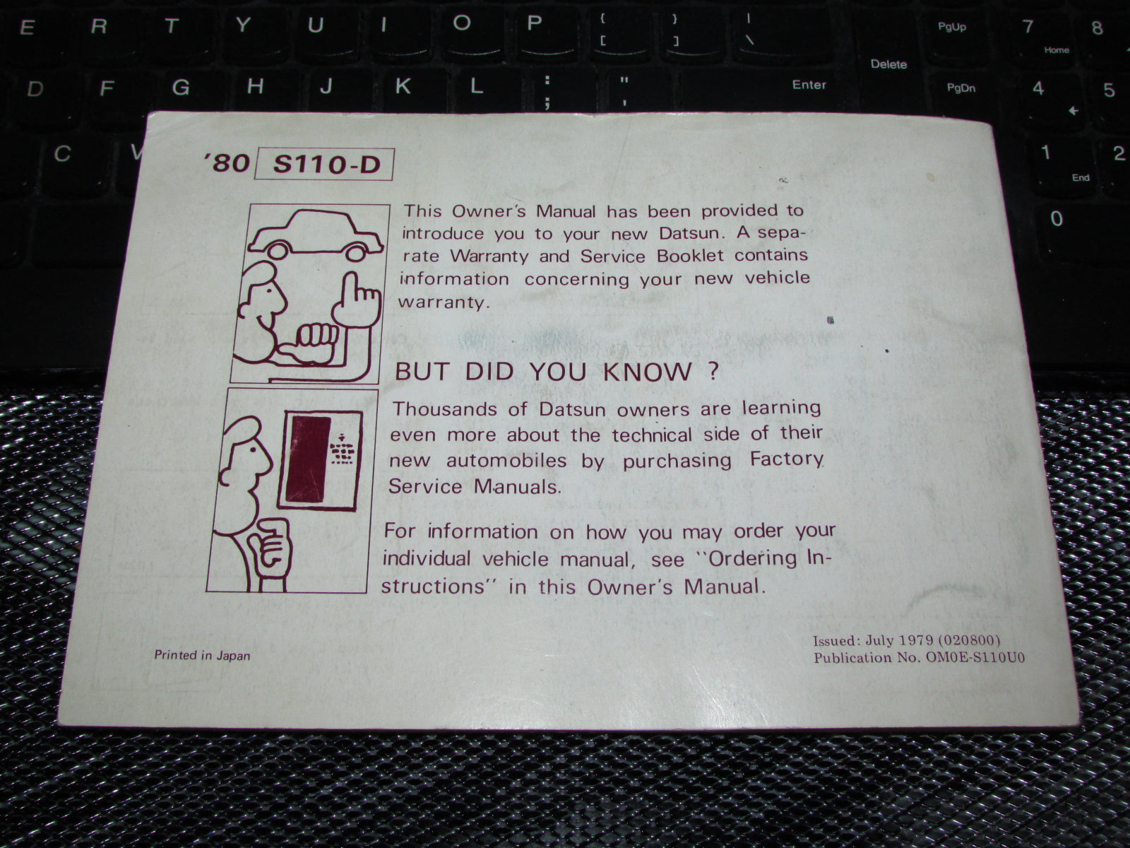 Datsun 200SX (1980) Owners Manual