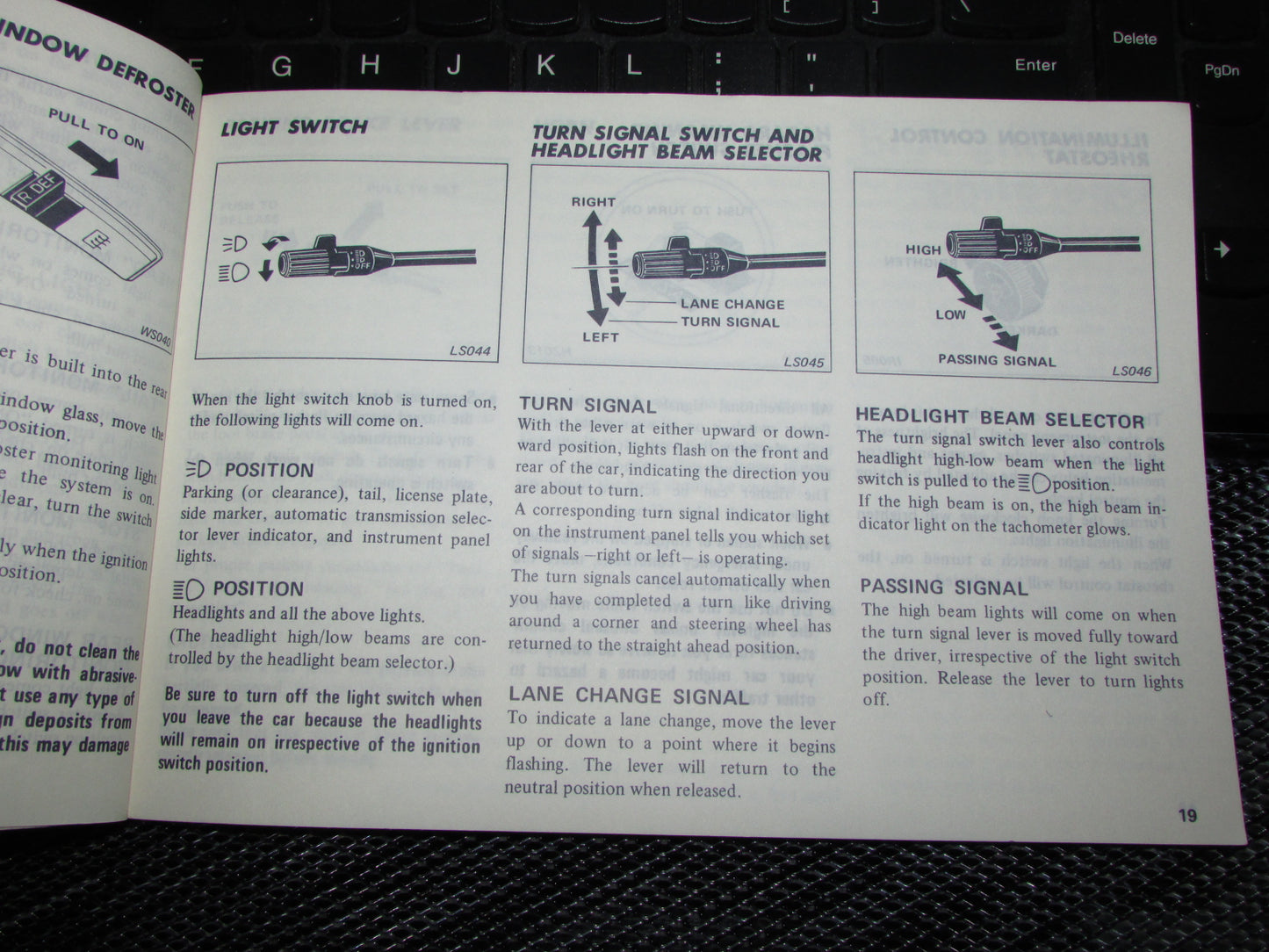 Datsun 200SX (1980) Owners Manual