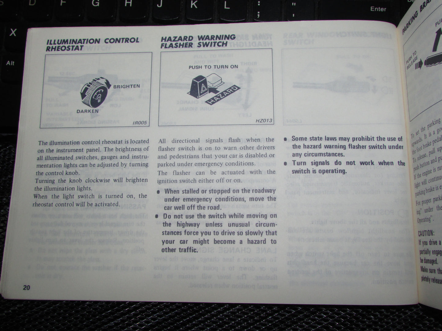 Datsun 200SX (1980) Owners Manual