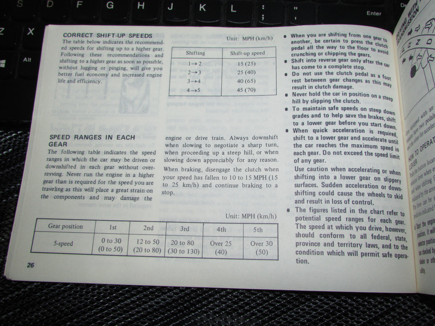 Datsun 200SX (1980) Owners Manual