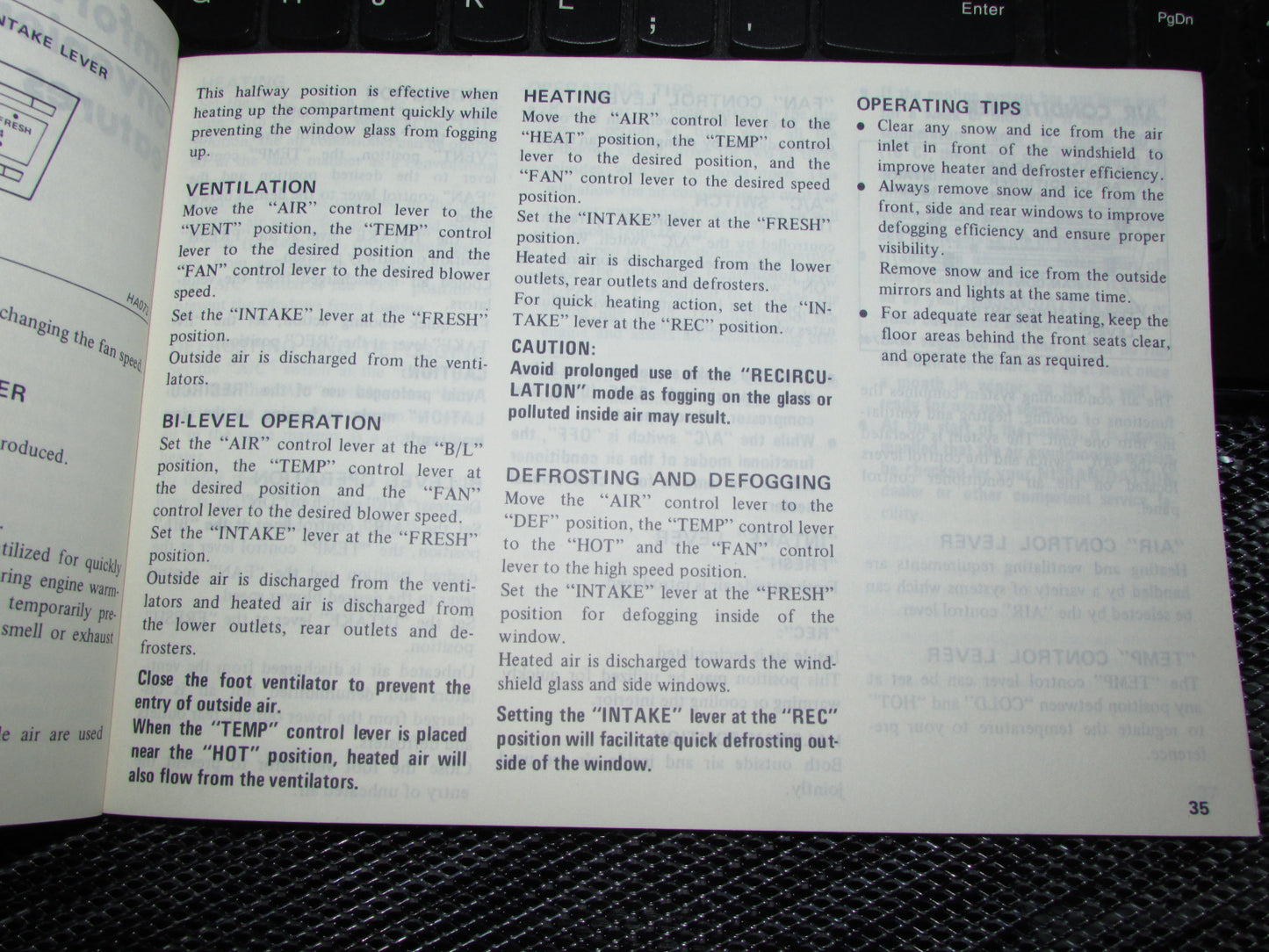 Datsun 200SX (1980) Owners Manual