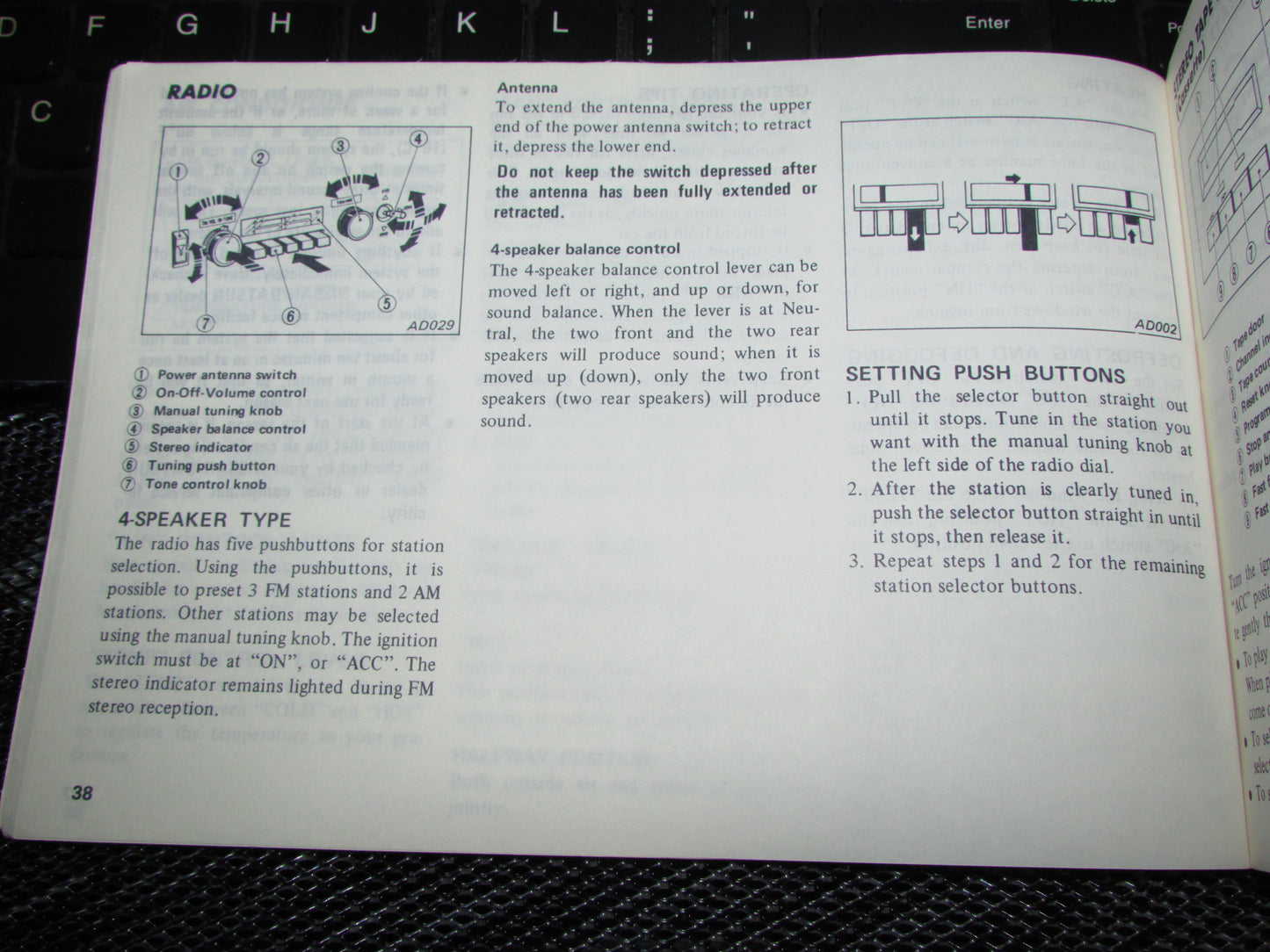 Datsun 200SX (1980) Owners Manual