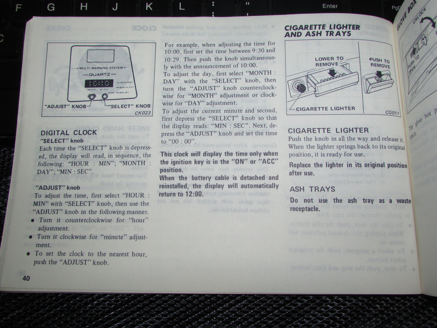Datsun 200SX (1980) Owners Manual