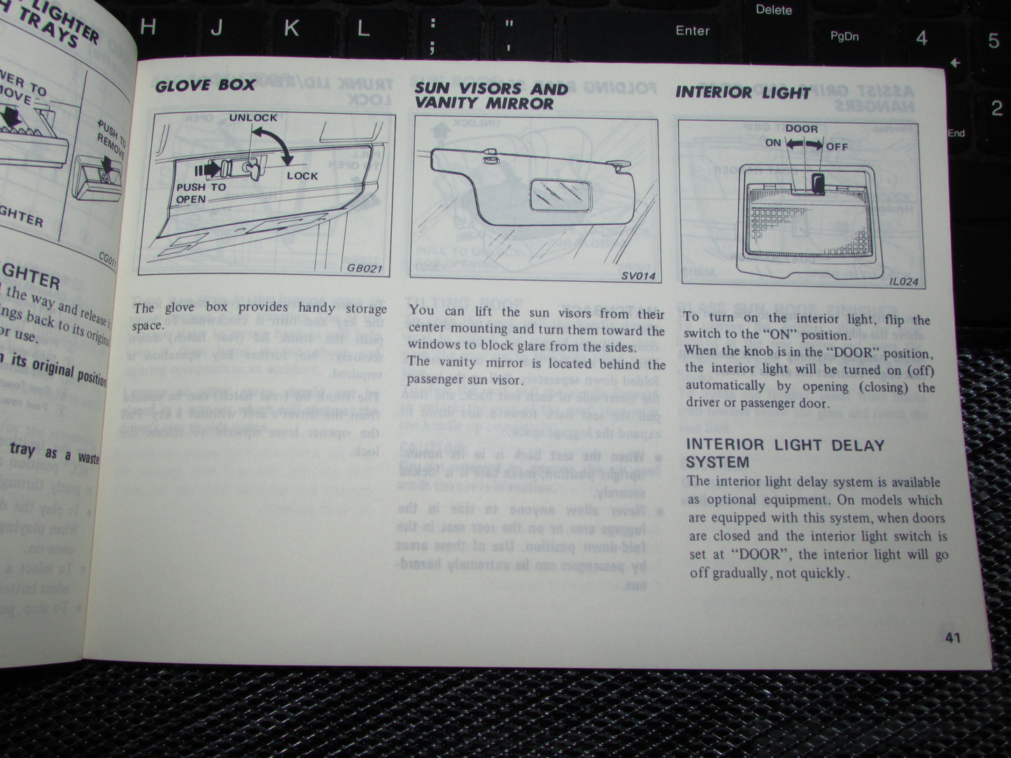 Datsun 200SX (1980) Owners Manual