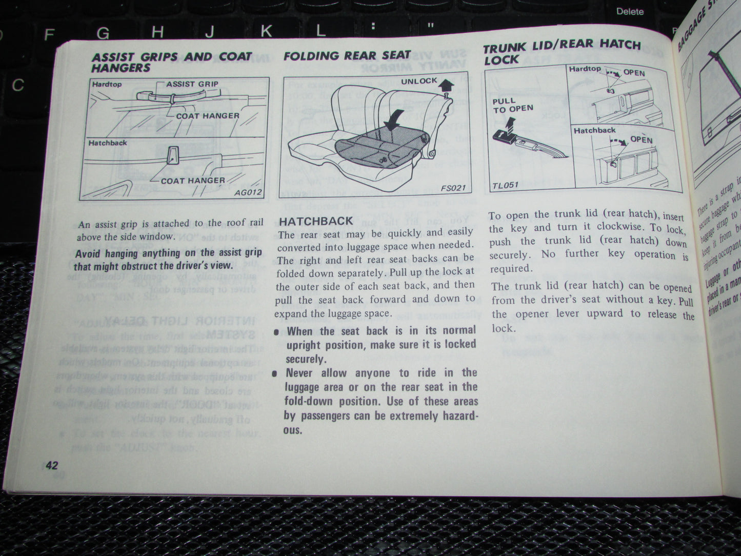 Datsun 200SX (1980) Owners Manual