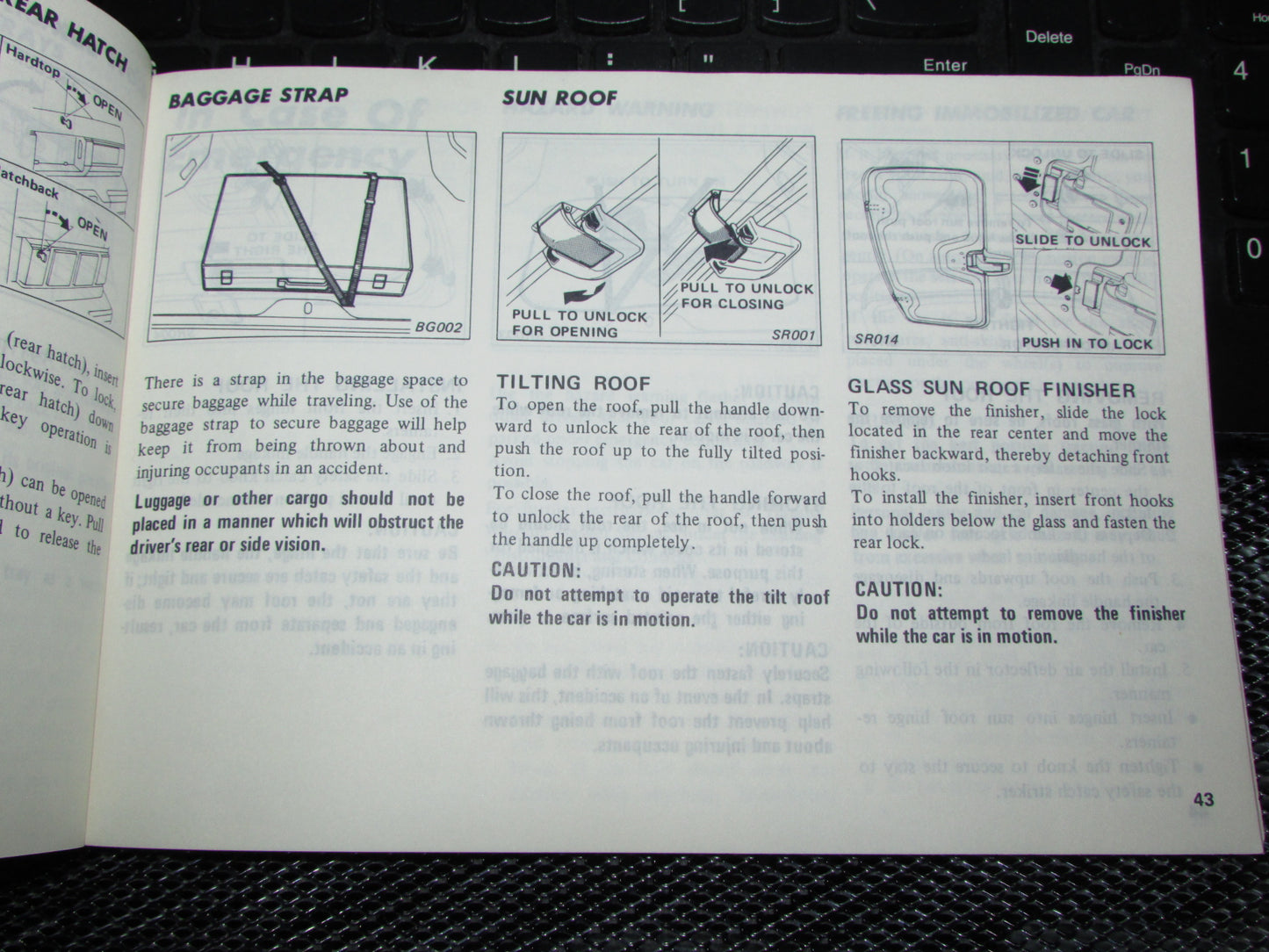 Datsun 200SX (1980) Owners Manual