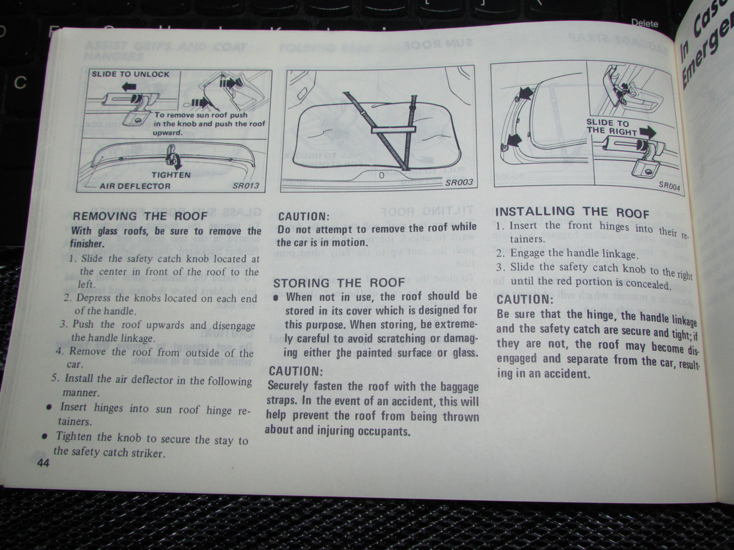 Datsun 200SX (1980) Owners Manual