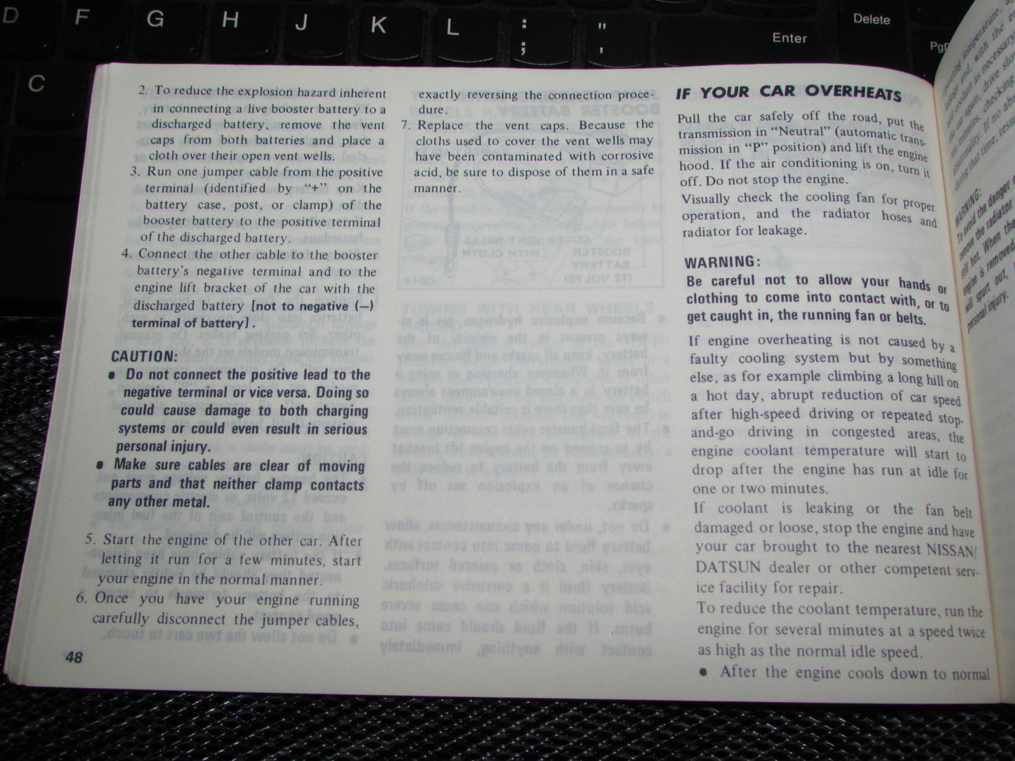 Datsun 200SX (1980) Owners Manual