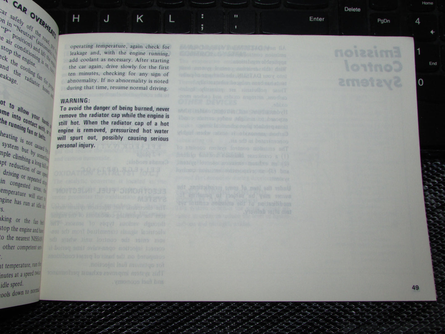 Datsun 200SX (1980) Owners Manual