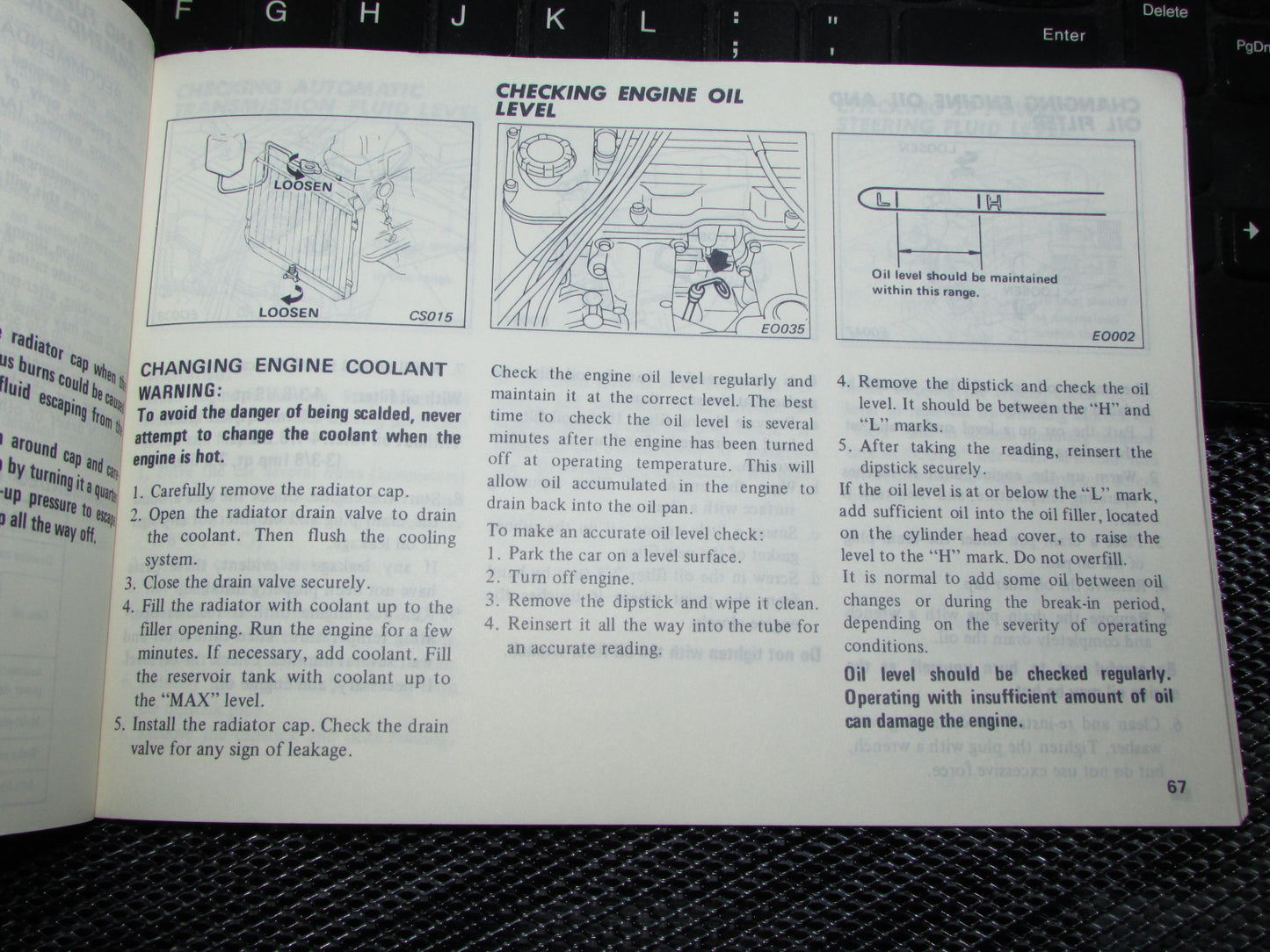 Datsun 200SX (1980) Owners Manual