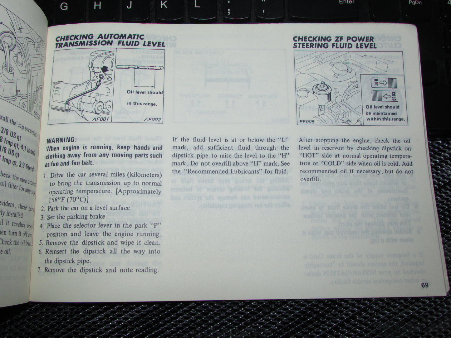 Datsun 200SX (1980) Owners Manual
