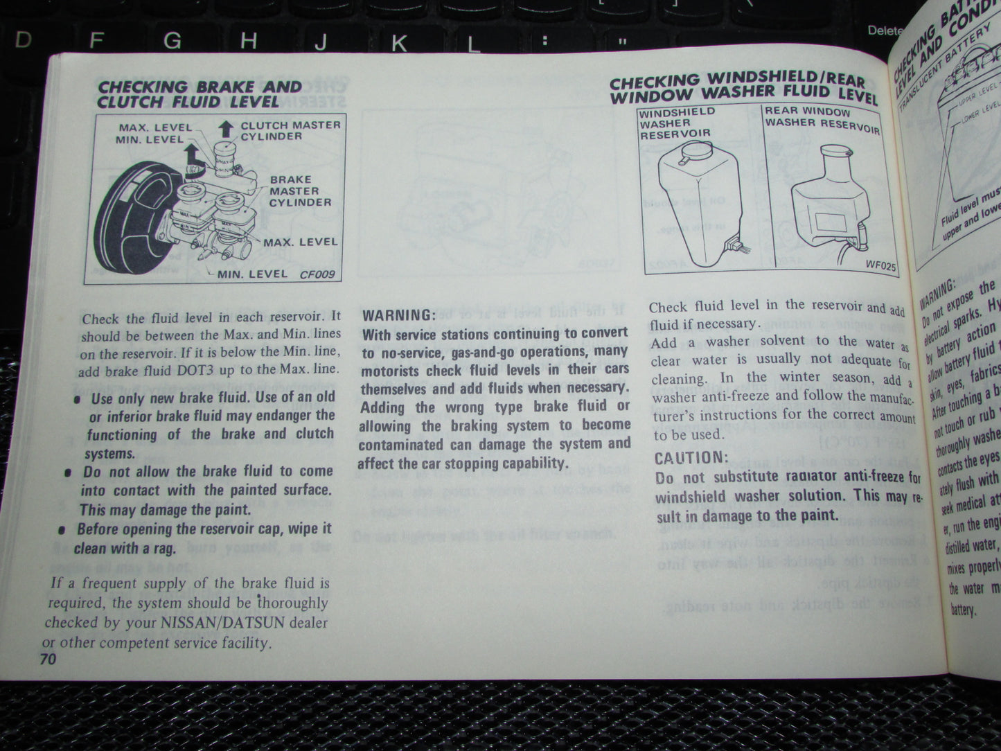 Datsun 200SX (1980) Owners Manual