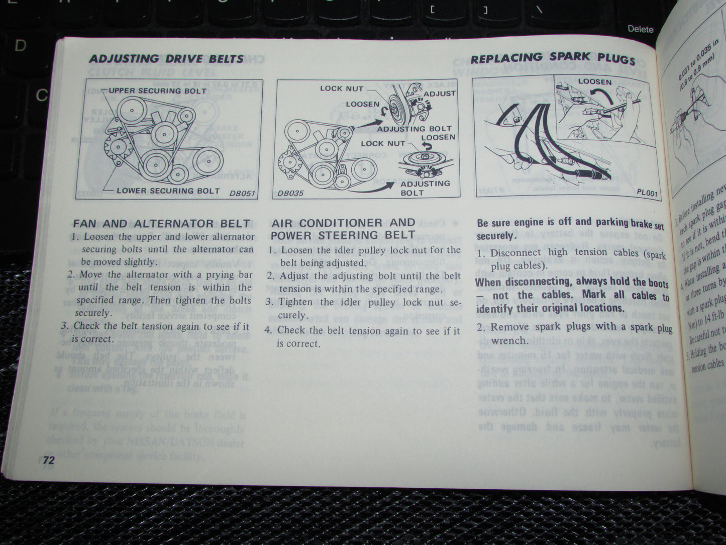 Datsun 200SX (1980) Owners Manual