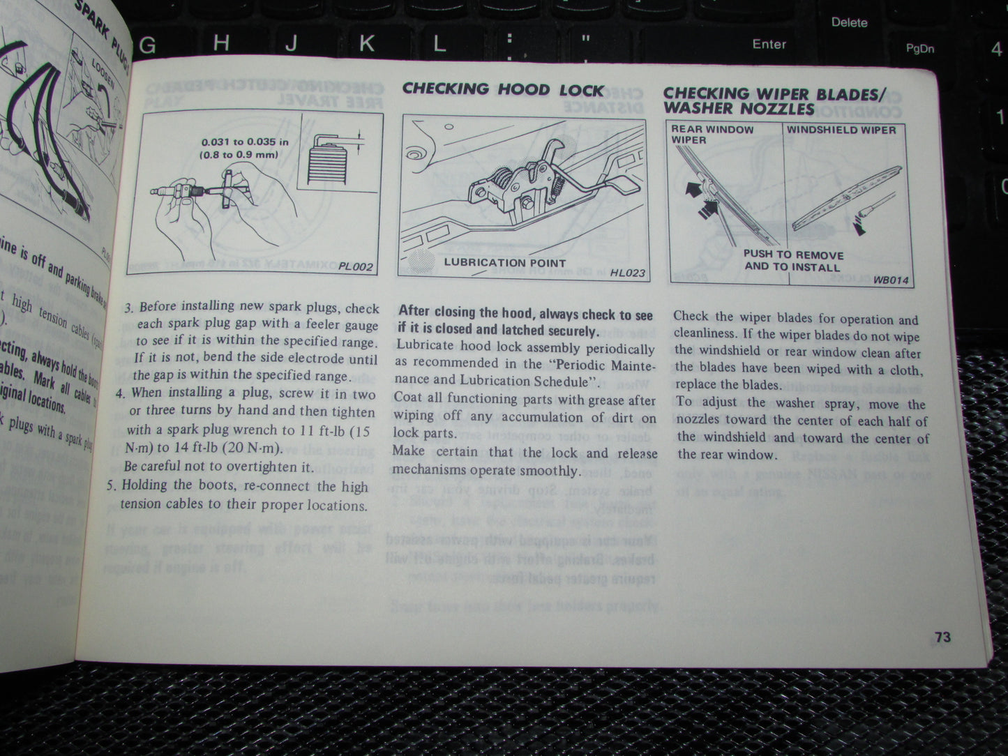 Datsun 200SX (1980) Owners Manual